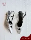 Lily Chrome Heels