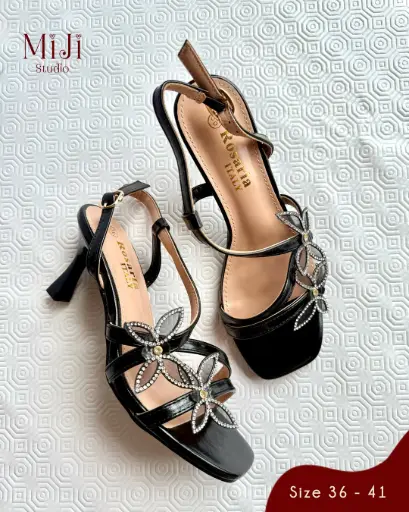 [YR-N01] Yura Noir Heels 